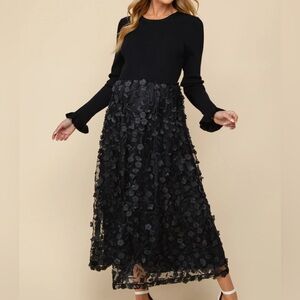 Elegant Black Maxi Dress